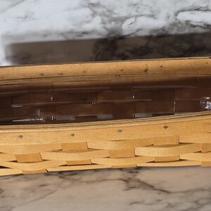 Longaberger Handwoven Basket in Warm Brown